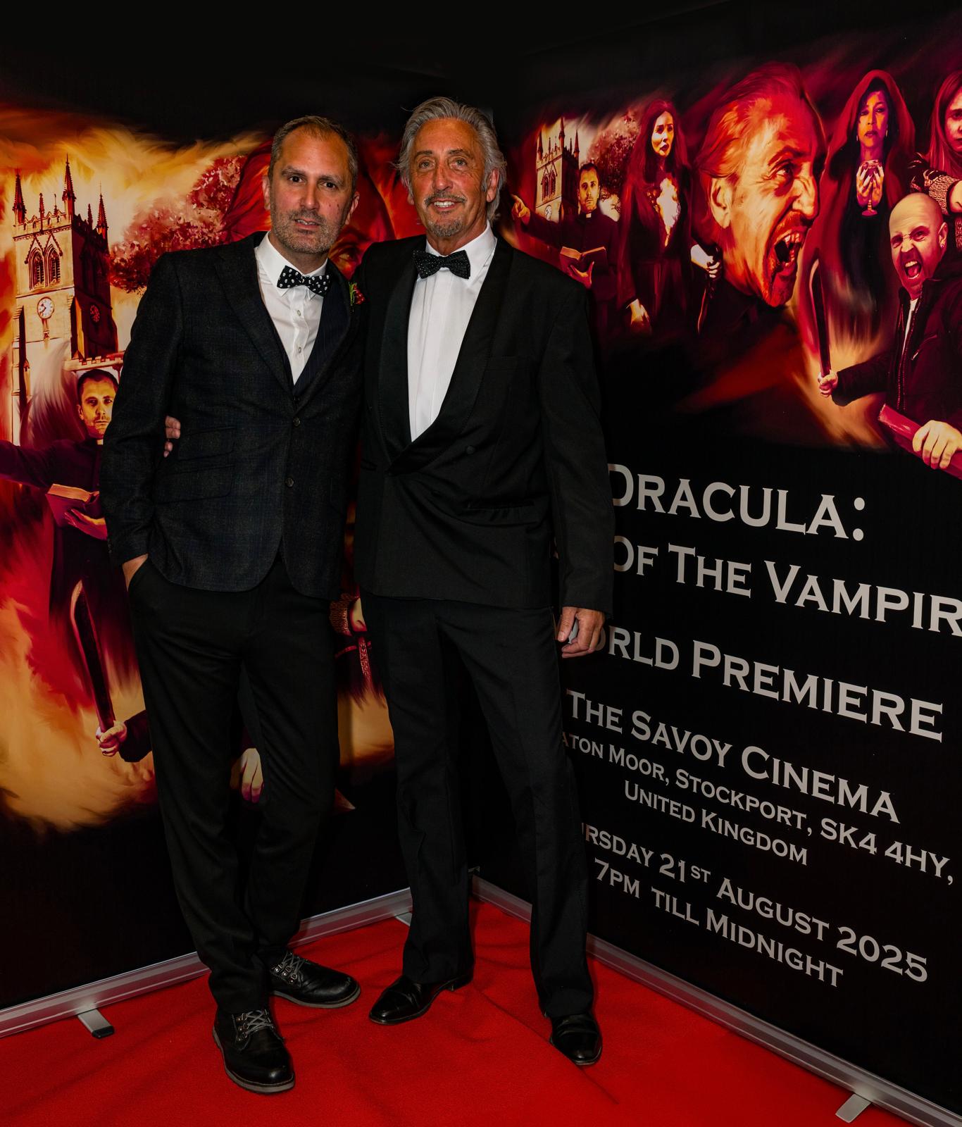 Nathan Head and Peter Jakeson at the Dracula premiere
